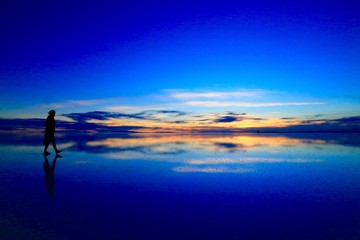 ウユニ塩湖、ボリビア、南米