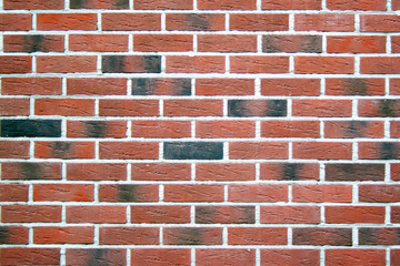 Brown and red bricks