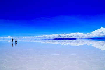 ウユニ塩湖、ボリビア、南米