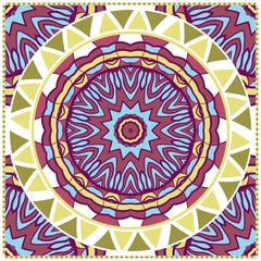 Ornamental ethnic pattern. For fashion design, shawl, textile, bandanna, print, invitation card. Vector illustration