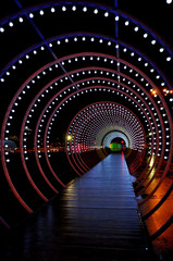 Light way Holiday Circle and tunnel of lights