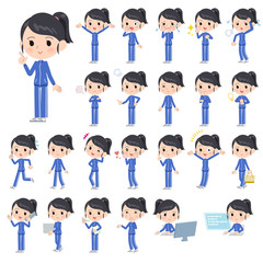 school girl Blue jersey_emotion