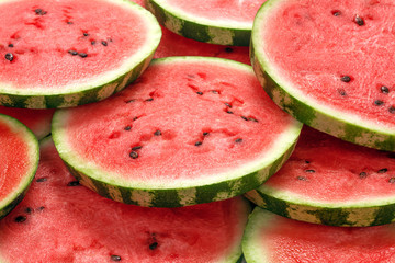 slice of watermelon as textured background