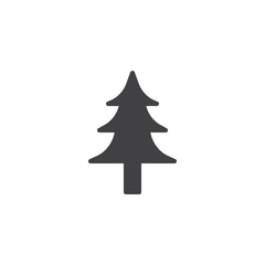 Xmas tree vector icon. filled flat sign for mobile concept and web design. Fir tree simple solid icon. Symbol, logo illustration. Pixel perfect vector graphics