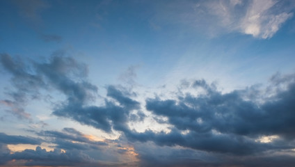 Obraz premium The sky is as beautiful as the dream. It is a paradise found in nature.