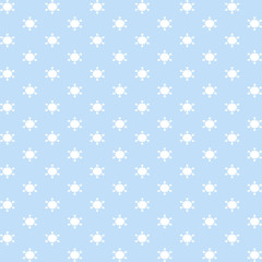 Vector seamless pattern with snowlakes. Christmas background