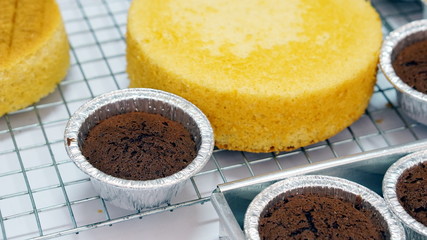 Fancy chocolate cup cake