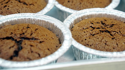 Fancy chocolate cup cake