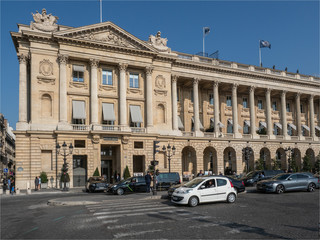 Fototapeta na wymiar Hôtel Crillon place de la Concorde à paris