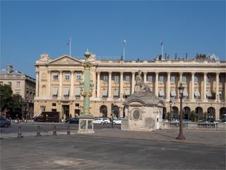 Naklejka premium Hôtel Crillon place de la Concorde à paris