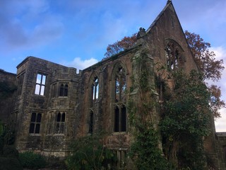 Fototapeta na wymiar Ruine in Nymans Garden West Sussex