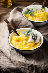 polenta with gorgonzola