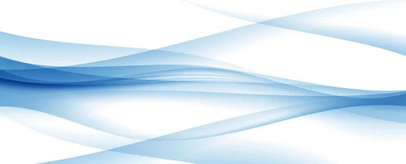 Foto op Plexiglas Abstracte golf Abstracte blauwe golf op achtergrond. vectorillustratie