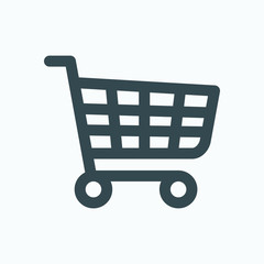 Cart icon, online store cart vector icon