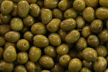 Olives for sale at the market