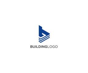 letter B logo designs template. building logo designs element
