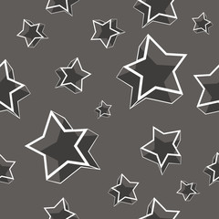 Modern Geometric Star seamless  Pattern