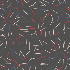 Vector organic seamless abstract background, freehand doodles pattern.