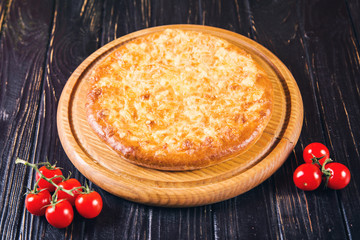 Georgian meal khachapuri