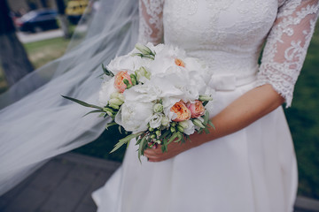 girl with flowers