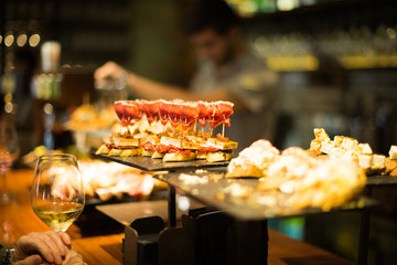 Obraz premium Tapas i Pintxos w Hiszpanii