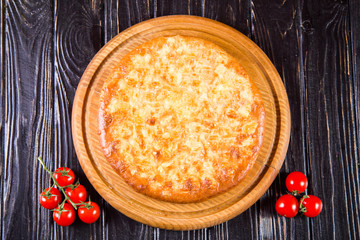 Georgian meal khachapuri