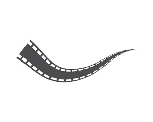 filmstrip vector template