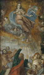 The Assumption of the Virgin Mary, an altarpiece in the chapel of the castle in Klenovnik, Croatia 