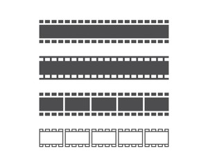 filmstrip vector template