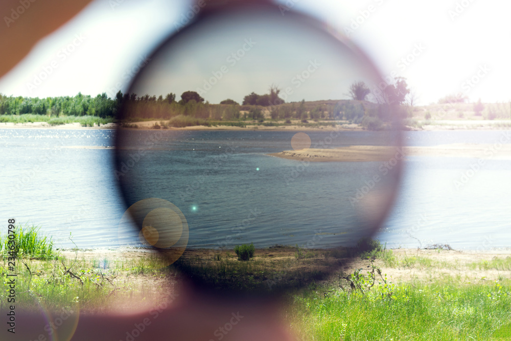 Sticker polarizing filter for the camera