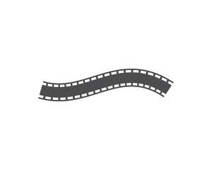filmstrip vector template