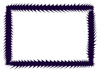 Spike scribble frame