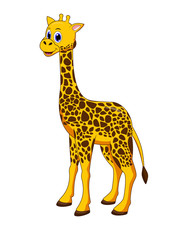 Cute giraffe cartoon