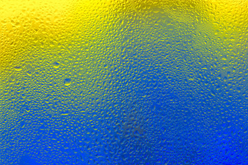 Texture of natural water condensation