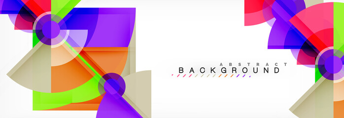 Modern geometric abstract background