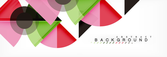 Modern geometric abstract background