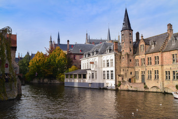 Fototapeta na wymiar houses in Brugge