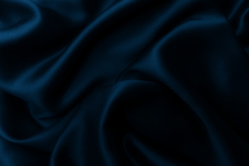 Blue satin silk, elegant fabric for backgrounds