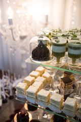 Cakes and other sweets on the table