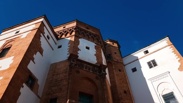  view of Mahkama du Pacha, or Pacha&rsquo;s courthouse in habous , was built as both a court of justice and an events area for state occasions.Casablanca, Morocco