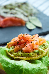 Fresh salted salmon