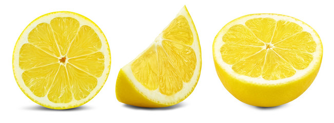 Fototapeta premium Lemon isolated on white