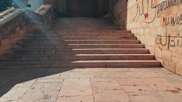 OLd door in Habous Casablanca- Morocco