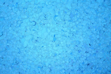 Fototapeta na wymiar Abstract blue circles pattern - digital painting 