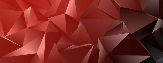 Fototapeta premium Triangular 3d, modern background