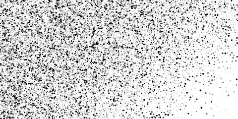 Scattered dense balck dots. Dark points dispersion