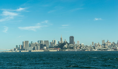 Fototapeta premium San Francisco skyline from the Bay