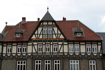 Fototapeta na wymiar Ein Fachwerkhaus in Goslar