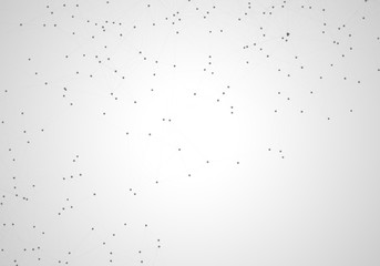 Abstract futuristic background with dots and lines. Vector illustration.