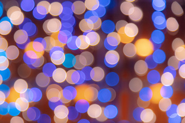 light bokeh background from led